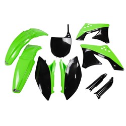 UFO KAWASAKI FULL PLASTICS KIT KX250F 09 & 12 (OEM) (WAS KAKIT212E999)