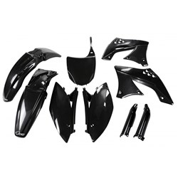 /UFO KAWASAKI FULL PLASTICS KIT KX450F 09-11 BLK (WAS KAKIT213E001)