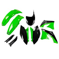 UFO KAWASAKI FULL PLASTICS KIT KX250F 10-11 (OEM) (WAS KAKIT215E999)