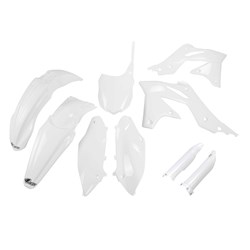 /UFO KAWASAKI FULL PLASTICS KIT KX250F 13 WHT (WAS KAKIT219E047)