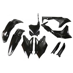 /UFO KAWASAKI FULL PLASTICS KIT KX250F 17 BLK (WAS KAKIT224E001)