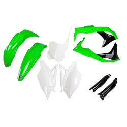 UFO KAWASAKI FULL PLASTICS KIT KX250F 18-19 (OEM) (WAS KAKIT225E999)