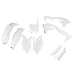 /UFO KAWASAKI FULL PLASTICS KIT KX450F 18 WHT (WAS KAKIT226E047)