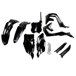 UFO KAWASAKI FULL PLASTICS KIT KX250F 21-23/KX450F 19-23 BLK (WAS KAKIT227E001)