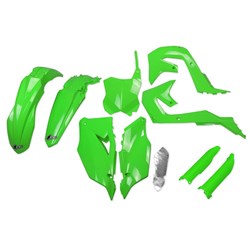 UFO KAWASAKI FULL PLASTICS KIT KX250F 21-24/KX450F 19-24 (OEM 24)