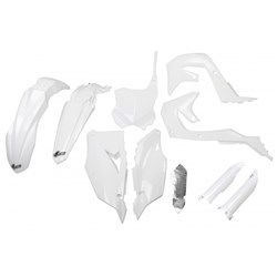 UFO KAWASAKI FULL PLASTICS KIT KX250F 21-23/KX450F 19-23 WHT (WAS KAKIT227E047)