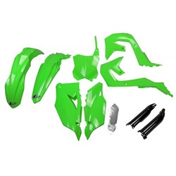 UFO KAWASAKI FULL PLASTICS KIT KX250F 21-24/KX450F 19-24 (OEM 21-23)