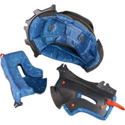 KINI RED BULL MX3 HELM - S/P LINER + CP KIT BLUE (LG)
