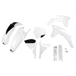 /UFO KTM FULL PLASTICS KIT SX 2011 WHT (WAS KTKIT509E047)