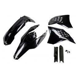 UFO KTM FULL PLASTICS KIT EXC 09-10 BLK (WAS KTKIT511E001)