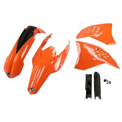 UFO KTM FULL PLASTICS KIT EXC 09-10 (OEM) (WAS KTKIT511E999)
