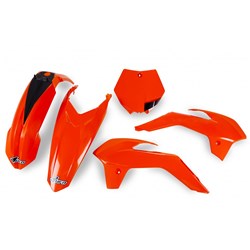 UFO KTM PLASTICS KIT 85 13-17 FLU ORG