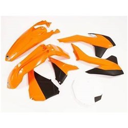 UFO KTM PLASTICS KIT SX/SXF 13-15/SX250 16 WHT (WILL BECOME KTKIT515FE047) # [SPC01]