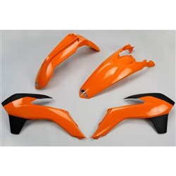 UFO KTM PLASTICS KIT EXC 14-16 (OEM) (WILL BECOME KTKIT516FE999) # [SPC01]