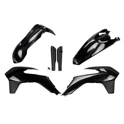 /UFO KTM FULL PLASTICS KIT EXC 14-16 BLK (WAS KTKIT516E001)