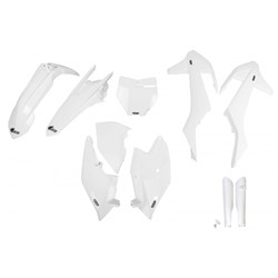 /UFO KTM FULL PLASTICS KIT SX/SXF 16-18 WHT NO SX250 2016 (WAS KTKIT517E047)