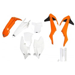 /UFO KTM FULL PLASTICS KIT SX/SXF 16-18 (OEM) NO SX250 16 (WAS KTKIT517E999)