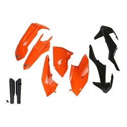 UFO KTM FULL PLASTICS KIT EXC 17 & 19 (OEM) (WAS KTKIT518E999)