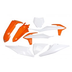 UFO KTM PLASTICS KIT SX/SX-F 19-21 OEM 21 (WILL BECOME KTKIT522FE999K) #
