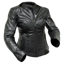 RJAYS LADIES SPIRIT LEATHER JKT BLK (XS)  [ONC01] #