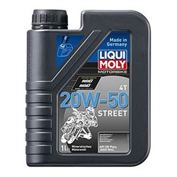 LIQUI MOLY 20W-50 MINERAL STREET 1L 1500 (6 TO A BOX) [SPC01]