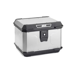 GIVI MATTERHORN MONOLOCK TOPCASE 47L ALLOY SILVER - INCLUDES UNIVERSAL PLATE