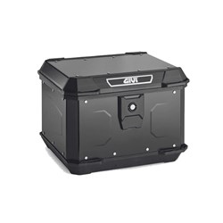 GIVI MATTERHORN MONOLOCK TOPCASE 47L ALLOY BLACK - INCLUDES UNIVERSAL PLATE
