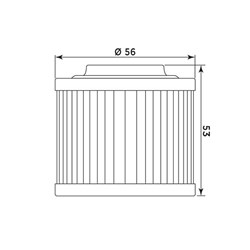 MIW OIL FILTER B9008 (HF151 / KN151) APRILIA/BMW  [ONC01] #