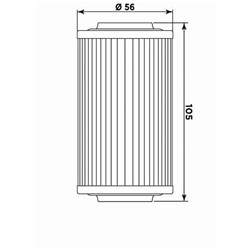 MIW OIL FILTER BO14001 (HF556 / KN556) BRP/SEA-DOO  [ONC01] #