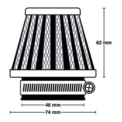 MIW POWER FILTER M5013 46MM  [ONC01] #