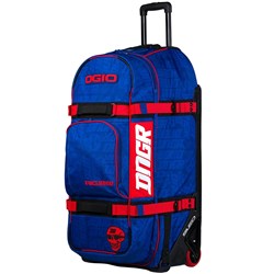 OGIO GEAR BAG - RIG 9800 (WHEELED) DNGR DEEP BLU/RED (2)