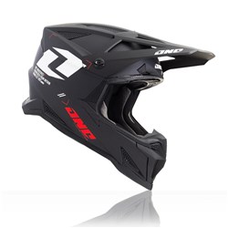 ONE INDUSTRIES X-297 HELMET FOCUS - BLACK/WHITE (LG)