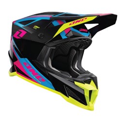 ONE INDUSTRIES X-297 HELM TAZER - BLACK/NEON (XL)