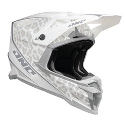 ONE INDUSTRIES X-297 HELM SNOW LEOPARD - WHITE/BLACK (MD)