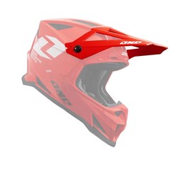 ONE INDUSTRIES X-297 HELMET-S/P PEAK FOCUS - ELECTRIC RED (XS-SM)