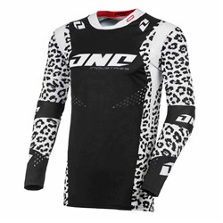 ONE INDUSTRIES X-197 JSY SNOW LEOPARD - WHT/BLK (SM) #