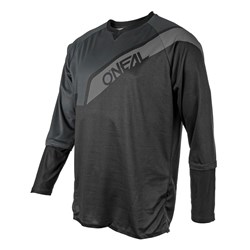 ONEAL TOBANGA JERSEY BLK/GRY (MD) [ONC01] #