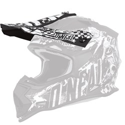 ONEAL 20 2SRS HELM S/P PEAK RIDER BLK/WHT YOUTH #