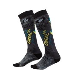 ONEAL 26 PRO MX SOCKS - VILLAIN GRY/MULTI (WAS 0356743)