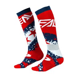 ONEAL 26 PRO MX SOCKS - STARS RED/BLU