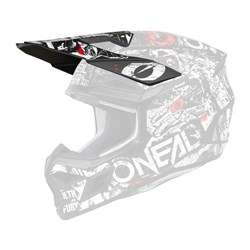 ONEAL 24 3SRS S/P-HELM PEAK ATTACK V.25 - MATTE BLK/WHT #