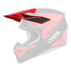 ONEAL 24 3SRS S/P-HELM PEAK RACE V.25 - MATTE BLK/RED #