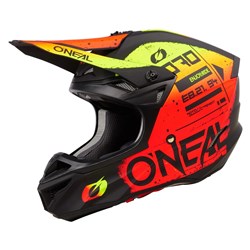 ONEAL 24 5SRS S/P-HELM PEAK SCARZ V.24 BLACK/RED/YELLOW #