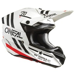 ONEAL 5SRS HELM SQUADRON - WHT/BLK (XL)  [ONC01] #