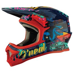 ONEAL 1SRS YOUTH HELM REX - GLOSS MULTI (XL)  [ONC01] #