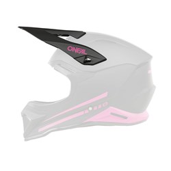 ONEAL 26 1SRS YOUTH S/P-HELM PEAK SOLID - MATTE BLK/PNK