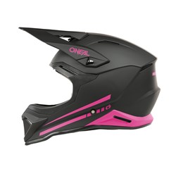 ONEAL 26 1SRS YOUTH HELM SOLID - MATTE BLK/PNK (MD)
