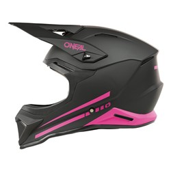 ONEAL 26 1SRS HELM SOLID - MATTE BLK/PNK (SM)