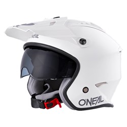 ONEAL 26 VOLT HELM SOLID - WHT (LG)