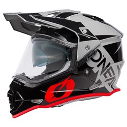 ONEAL 26 SIERRA HELM R - BLK/GRY/RED (XL)